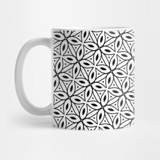 Abstract Floral Mug